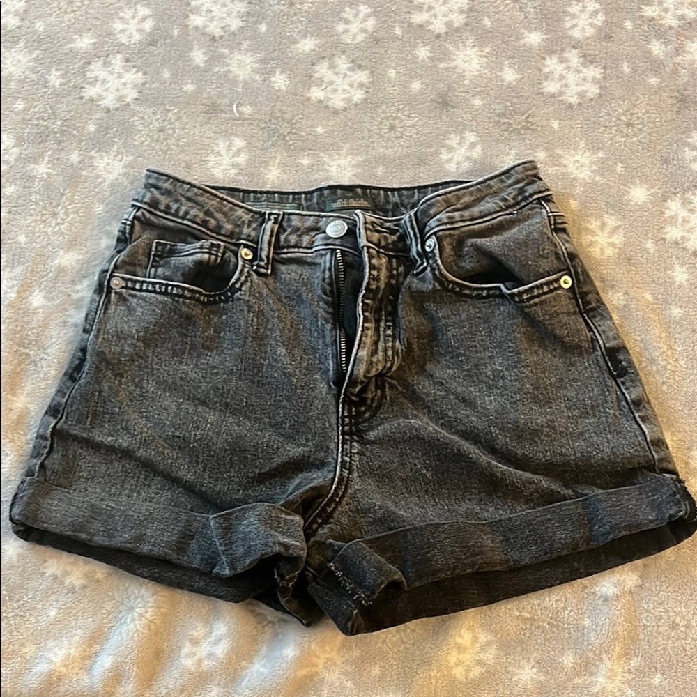 Wild fable Women's Black Denim Shorts